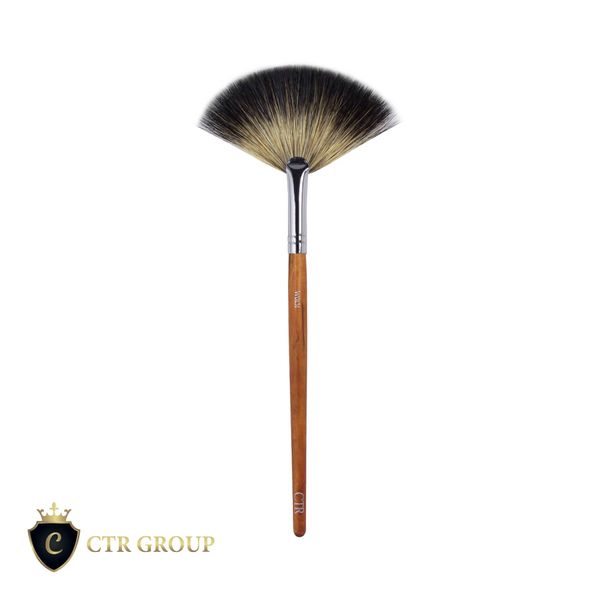 Fan brush CTR W0131 Italian raccoon hair