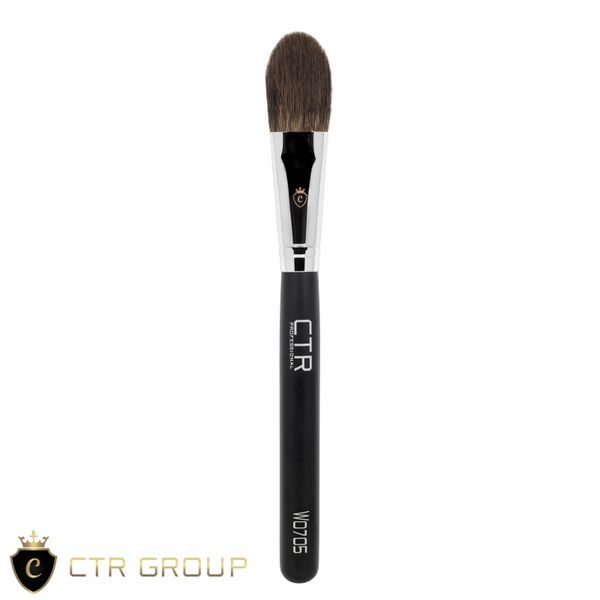 Brush for blush, bronzer, correction W0705 gray squirrel hair