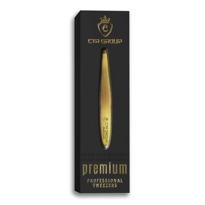 CTR Пінцет для брів скошений Premium CTR Eyebrow Premium фото